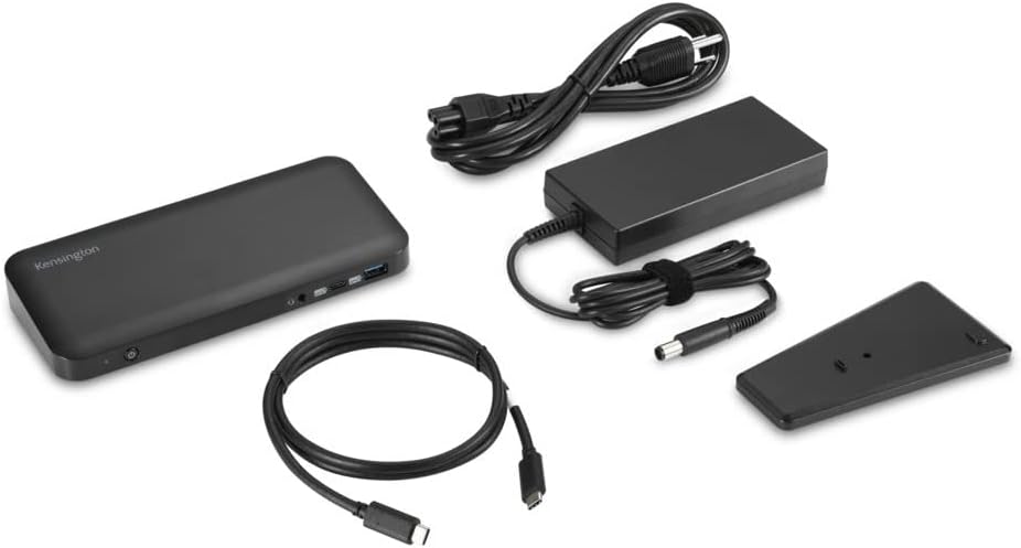 Kensington SD4840P Estación de acoplamiento sin controlador USB-C con pantalla triple 4k - 85W PD - DP++/HDMI - Windows (K33806NA)