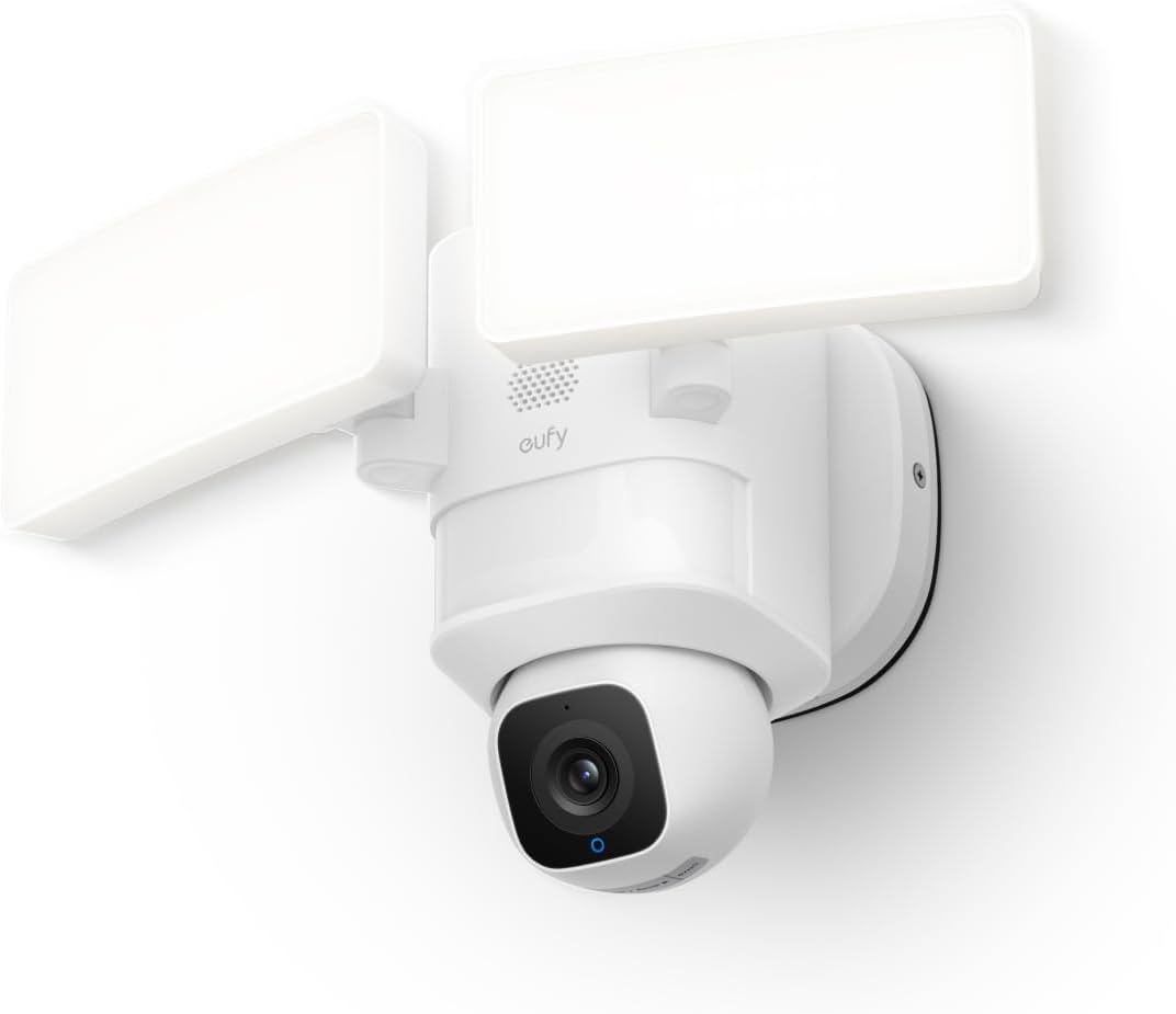 Cámara Reflector Eufy Security E30, Cámara de Seguridad para Exteri...