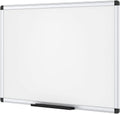 VIZ-PRO Pizarra de borrado en seco/pizarra blanca magnética, 48 x 32 pulgadas, marco de aluminio plateado