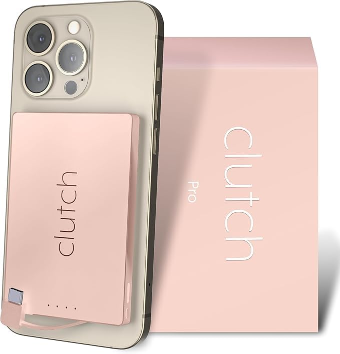 Clutch - Cargador portátil Pro USB-C - Compatible con iPhone 15, 16...