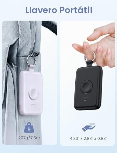RORRY Cargador portátil de 10000 mAh Mini Power Bank Travel Essenti...