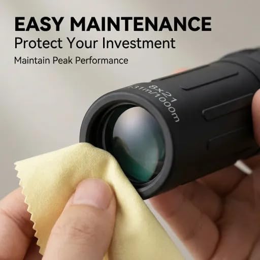 Telescopio monocular óptico HD de 8 x 21 alcance de