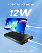 Miady Paquete de 4 cargadores portátiles a granel de 5000mAh + 1000...