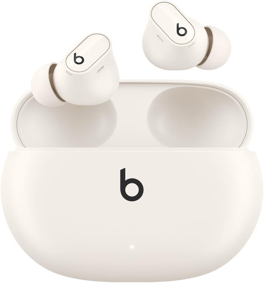 Beats Studio Buds + | Auriculares inalámbricos verdaderos con cancelación, Marfil, Independiente