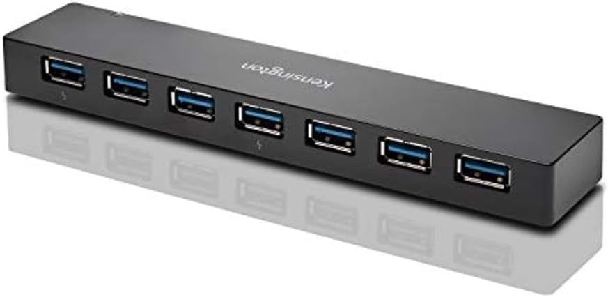 Kensington, K39123AM, hub USB 3.0 de 7 puertos