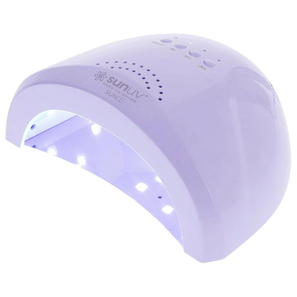 SUNUV Lámpara de uñas LED UV para esmalte de gel, secadora de uñas...