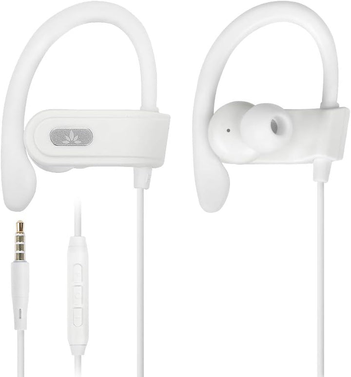 Avantree E171 - Auriculares con cable AUX de 0.138 in con micrófono...