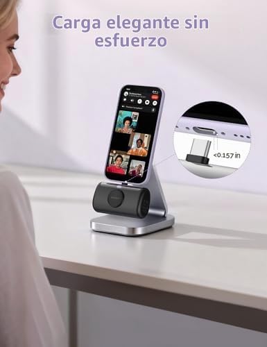 RORRY Cargador portátil de 10000 mAh Mini Power Bank Travel Essenti...