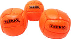 Zeekio - Pelota de malabarismo Galaxy - Grado profesional - Adecuado para todos los niveles y edades - Pelota de cuero genuino de 12 paneles premium duradera - 4.59 oz y 2.638 in - Juego de 3 -