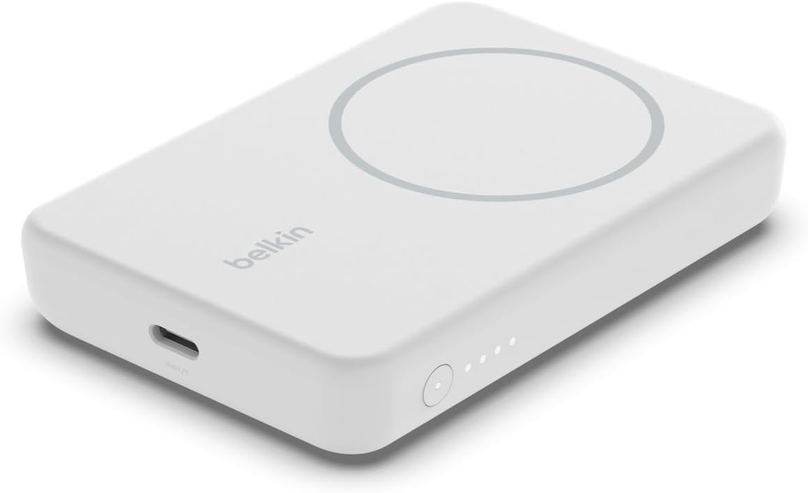 Belkin Cargador portátil, banco de energía inalámbrico de 5000 mAh,...