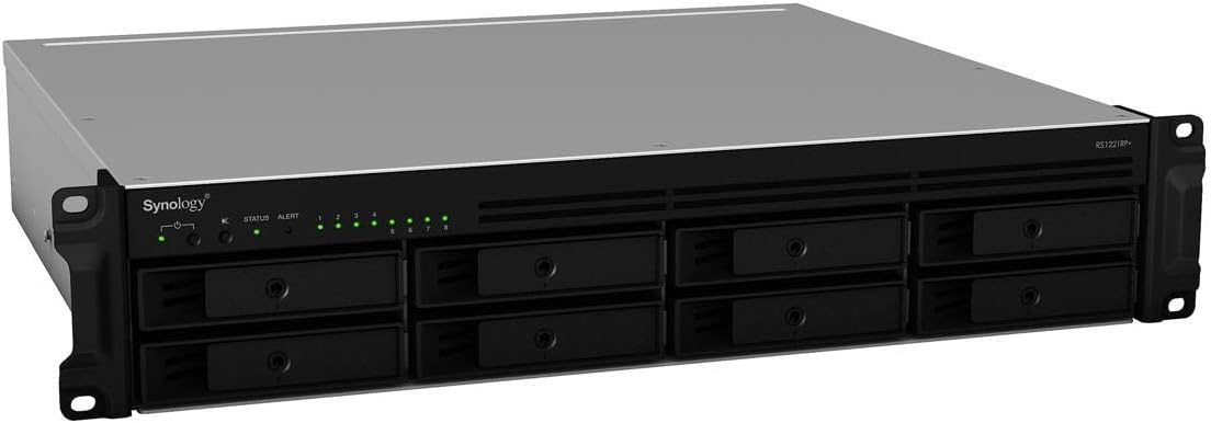 Synology RackStation RS1221RP+ de 8 bahías (sin disco)