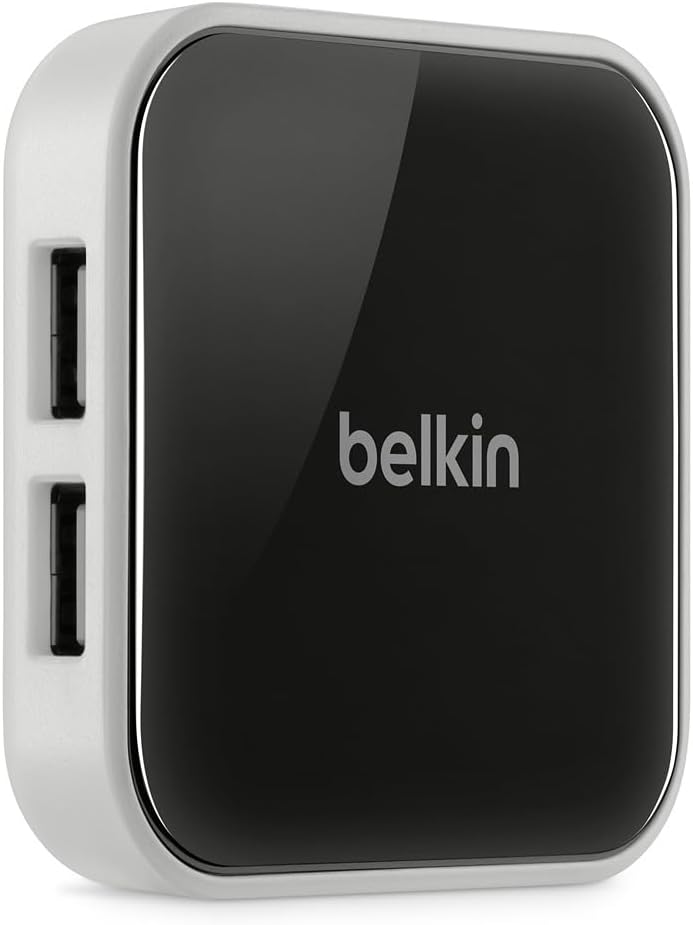 Belkin, F4U020tt, hub USB 2.0 de 4 puertos, alimentado