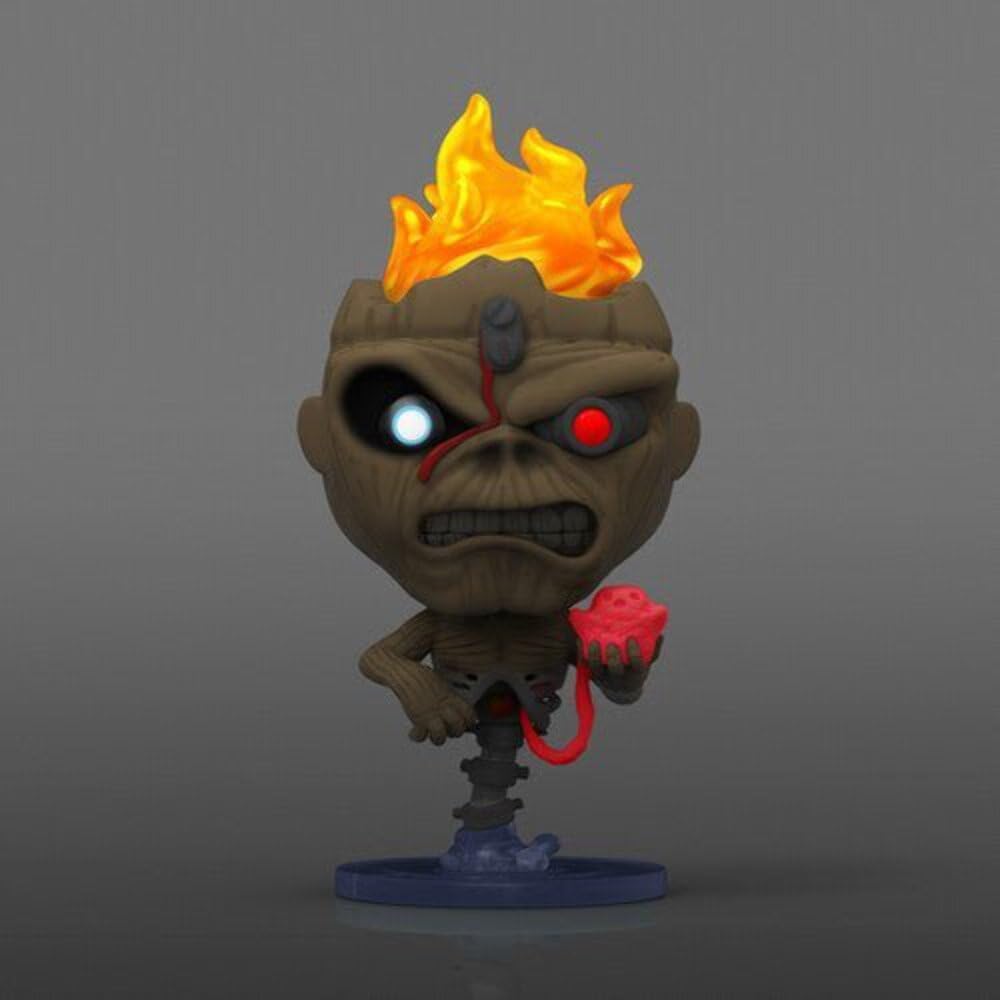 FUNKO Pop! Rocks: Iron Maiden \u2013 Eddie 4PK Glow in the Dark Box...