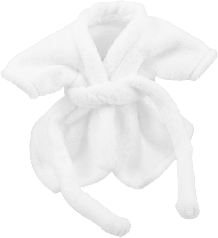 Wakauto Juego de ropa de peluche de mini oso para muñecas