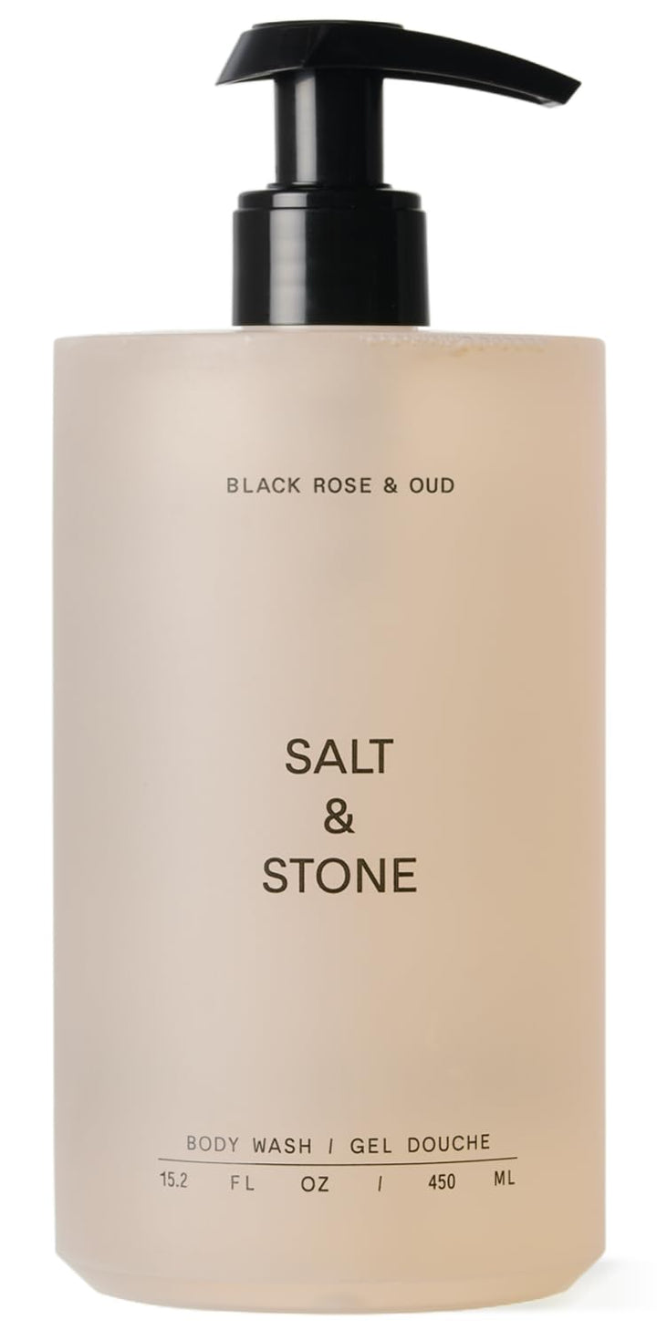 Salt &amp; Stone Gel de Ducha para Mujeres y Hombres | Black Rose &...