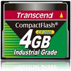 Transcend Tarjeta Industrial Cf 4GB 200X