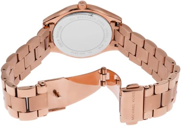 Michael Kors Slim Runway - Reloj de pulsera de acero inoxidable para mujer