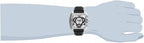 Invicta S1 Rally - Correa de cuero negro de cuarzo con pantalla analógica de acero inoxidable para hombre, reloj casual, 26 (Modelo: 27918, 27919, 27920)