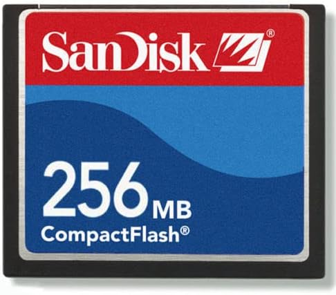 Tarjeta Sandisk 24x CompactFlash de 256 MB de grado estándar