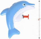 ArtCreativity Squirters de agua de animales marinos, paquete de 12, pistolas de juguete de delfín, tiburón y ballena para piscina, playa y diversión de verano al aire libre, regalos geniales de fiesta