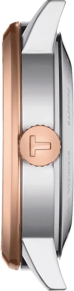 Reloj Tissot Classic Dream automático suizo, 1.654 in, esfera plateada, reloj para hombre