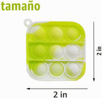 120 piezas de mini juguetes para ansiedad a granel, llaveros de burbujas de silicona, juguetes para la ansiedad, regalos de fiesta para niños, premios en el aula, rellenos de cesta de Pascua, regalos
