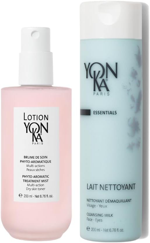 Yon-Ka Lait Nettoyant Limpiador y Loción PS Toner Set | Limpiador d...