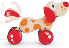 Hape Walk-A-Long Puppy Juguete de Arrastre de Madera