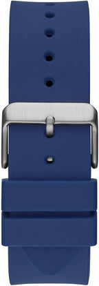 GUESS Serie GW0G para hombre | Reloj de tendencia analógica | Caja de policarbonato | Pulsera de silicona | Resistencia al agua 50M