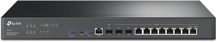 TP-Link ER8411 Enterprise Wired 10G VPN Router - Hasta 10 puertos W...