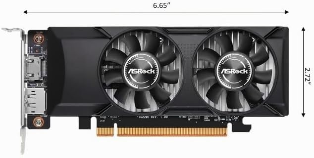 ASRock Intel Arc A310 - Tarjeta gráfica de perfil bajo de 4 GB, rel...