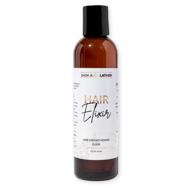 BASK &amp; LATHER Elixir - Aceite fortalecedor del cabello, aceite...