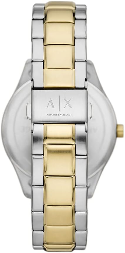 A|X Armani Exchange Reloj multifunción para hombre con correa de cuero o acero inoxidable