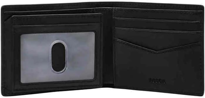Fossil Bifold de cuero para hombre con billetera de identificación...