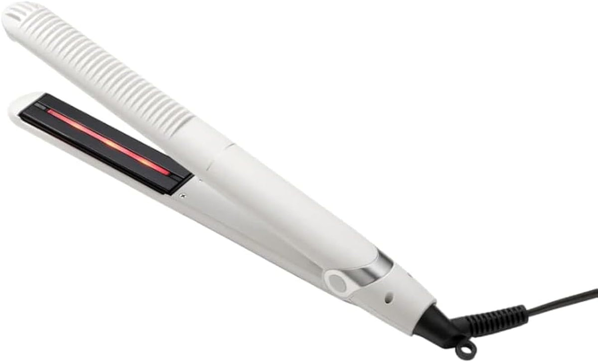 YA-MAN Spa Styler - Plancha alisadora y rizadora de pelo 2 en 1, Gris (Slate Gray)