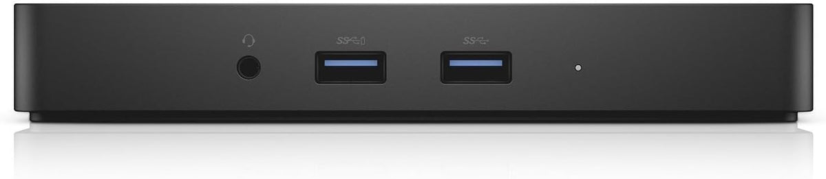 Replicador de puertos universal DELL, USB 3.0, de triple pantalla, UltraHD (D3100), Negro