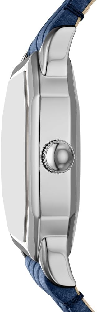 Fossil Reloj Harlow para mujer, movimiento de tres manecillas de cuarzo con correa de acero inoxidable o cuero