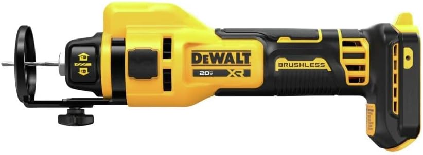 DEWALT Herramienta de corte de paneles de yeso sin escobillas 20V MAX* XR (solo herramienta) (DCE555B)