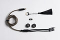 Split Dual 8K Gaming Cable AM Edition (4.6 pies), conexión dual de alta velocidad, baja latencia, compatible con dispositivos USB tipo C, malla duradera negro fantasma