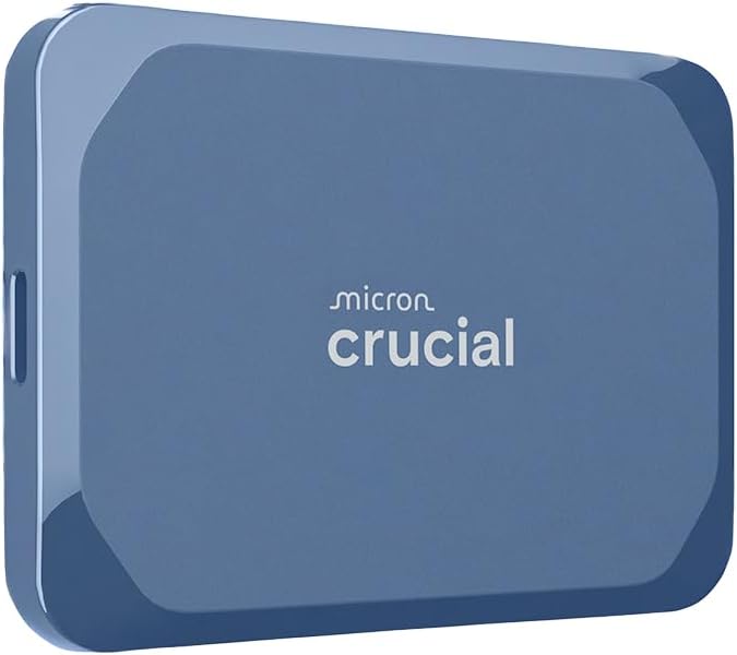 Crucial X10 SSD portátil de 1 TB, hasta 2,100 MB\/s, USB 3.2 USB-C,...