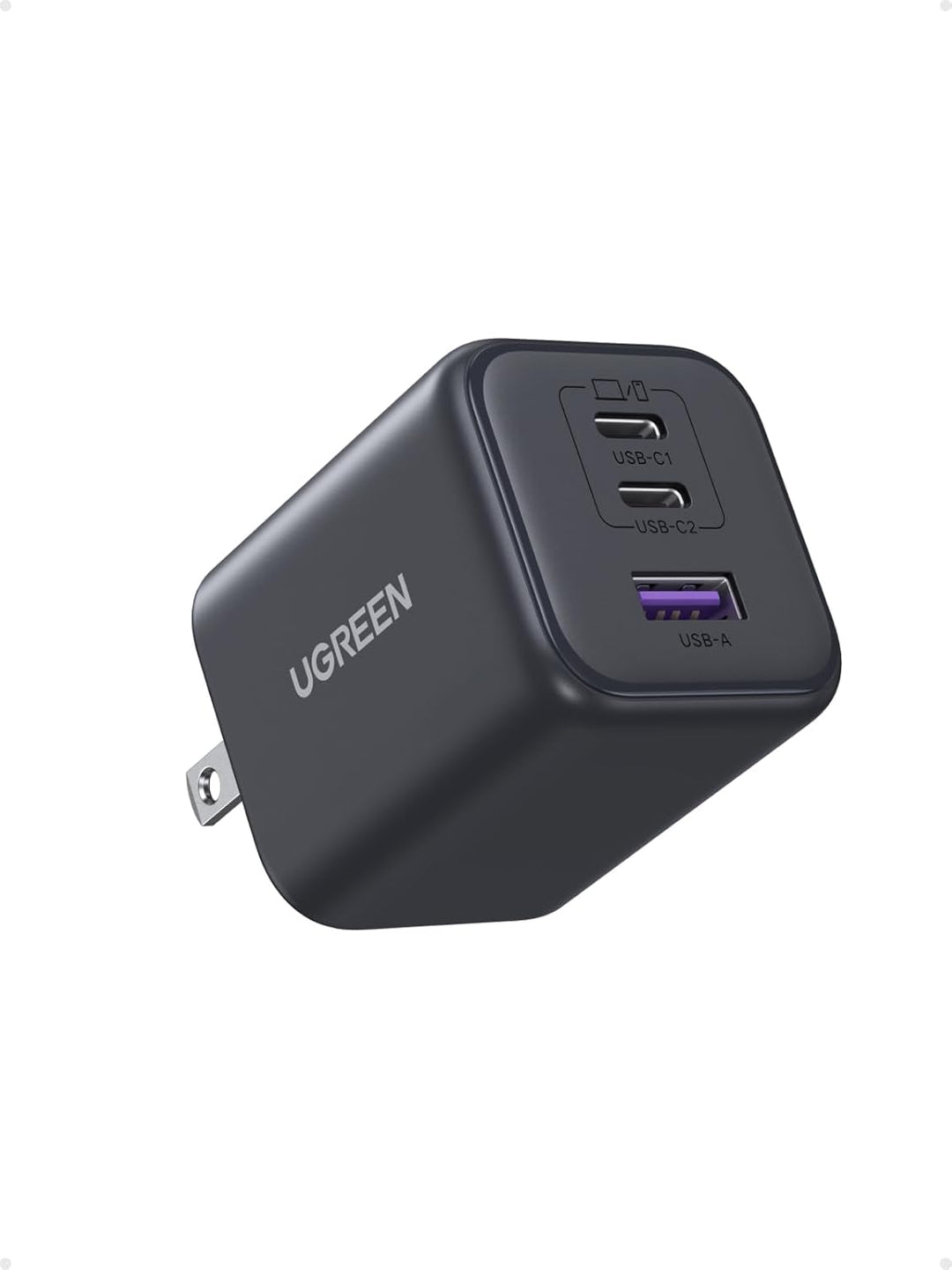 UGREEN Paquete de carga rápida, cargador de pared USB-C GaN de 45 W...
