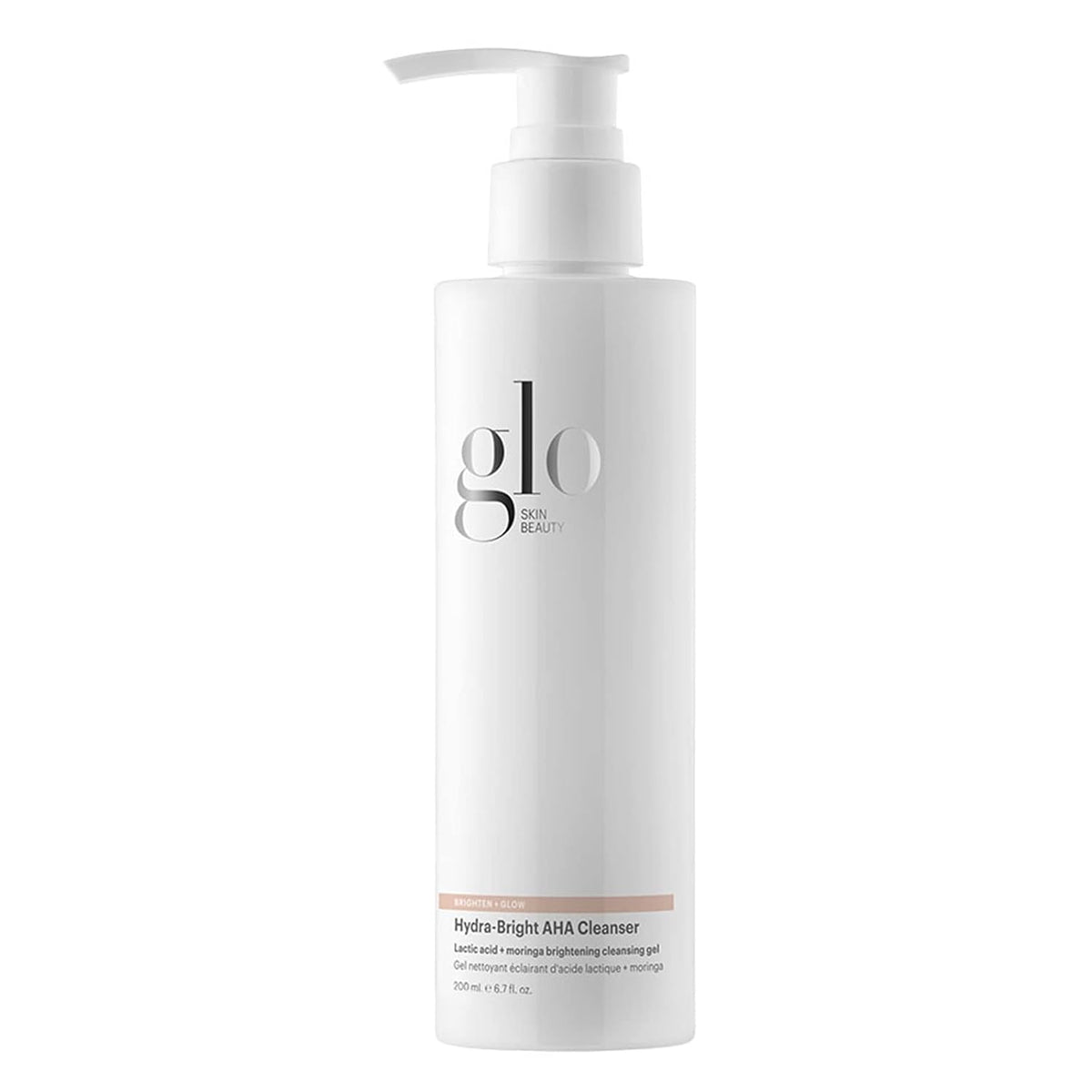 Glo Skin Beauty Hydra-Bright AHA Cleanser | Limpiador de gel espumo...