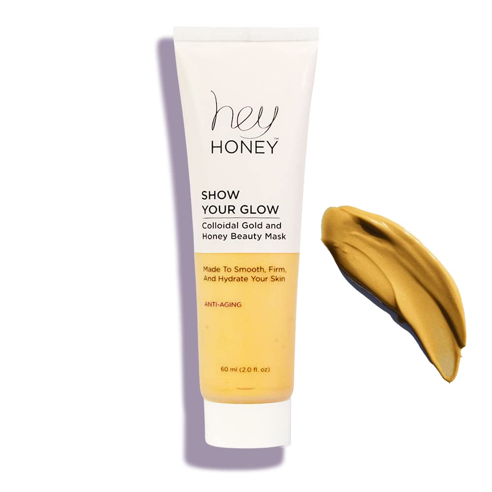 Hey Honey Skin Care Show Your Glow Máscara facial coloidal de miel...