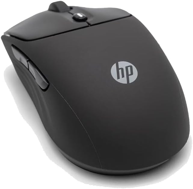 HP Ratón inalámbrico silencioso 400, Bluetooth dual y 2.4 GHz, sili...