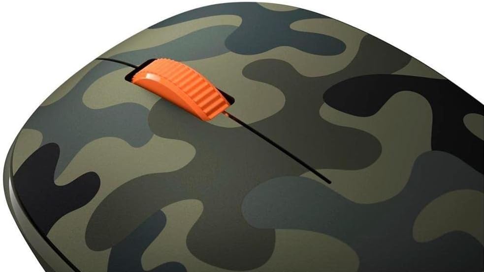 Ratón Bluetooth Microsoft - Camuflaje Forestal. Diseño Compacto y C...