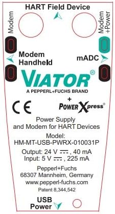 Pepperl Fuchs VIATOR USB HART Interfaz de módem con Power