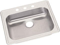 Elkay GE125213 Dayton - Fregadero de acero inoxidable con tapa individual