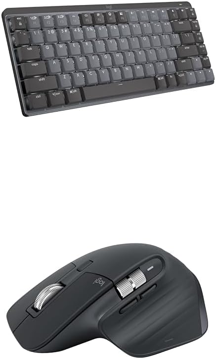 Logitech MX - Mini teclado inalámbrico iluminado mecánico, interrup...