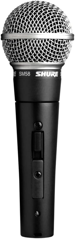 Micrófono SHURE, Negro