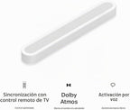 Sonos Barra de sonido Beam Ultra con Dolby Atmos y Multiroom Audio, color